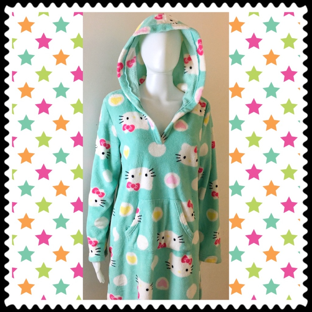 Hello Kitty Sanrio Fleece Hoodie Tunic
